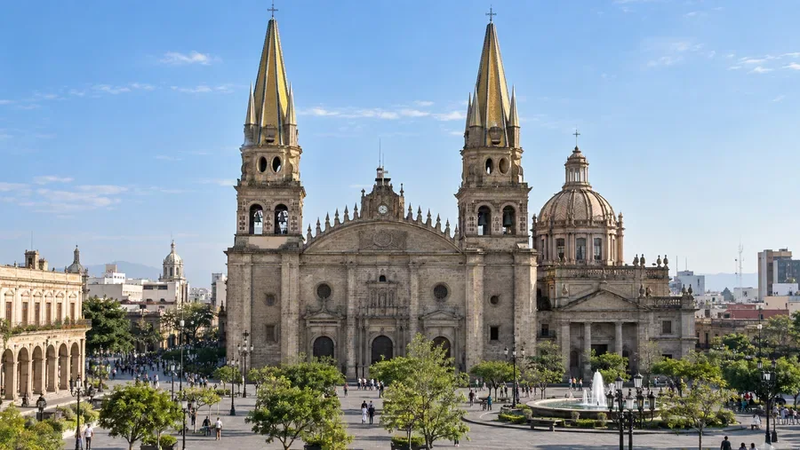Vista de Guadalajara: la catedral